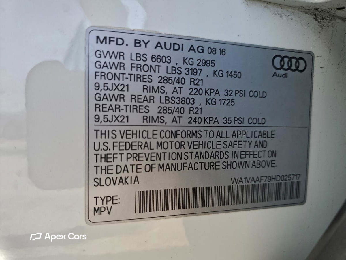 Audi Q7 2017