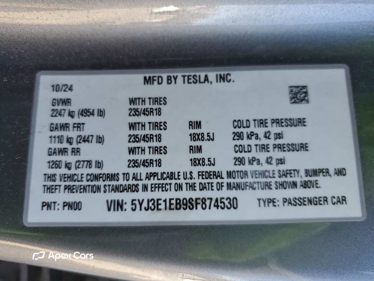Tesla Model 3 2025