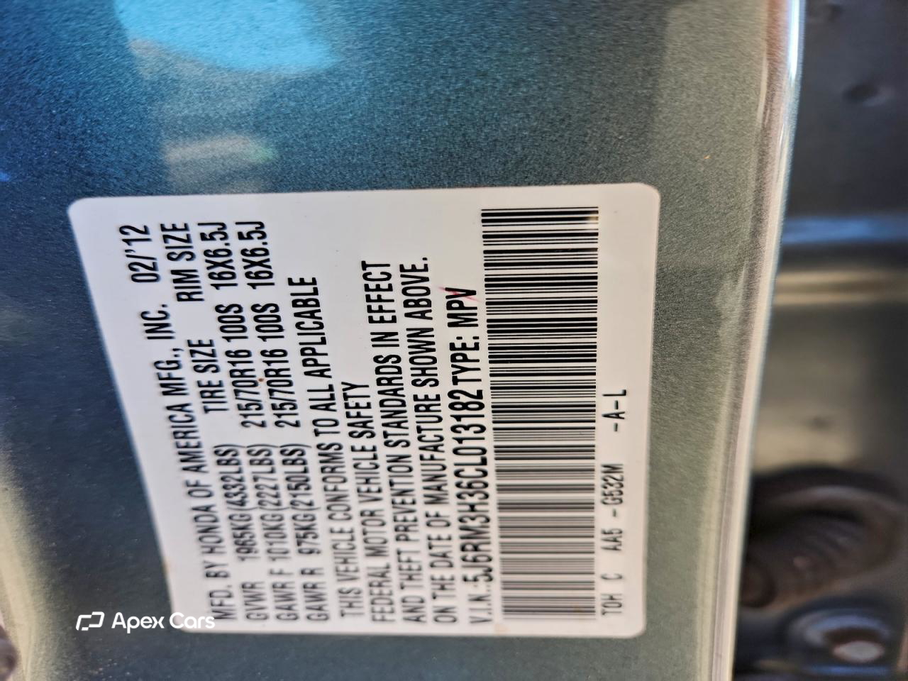 Honda CR-V 2012