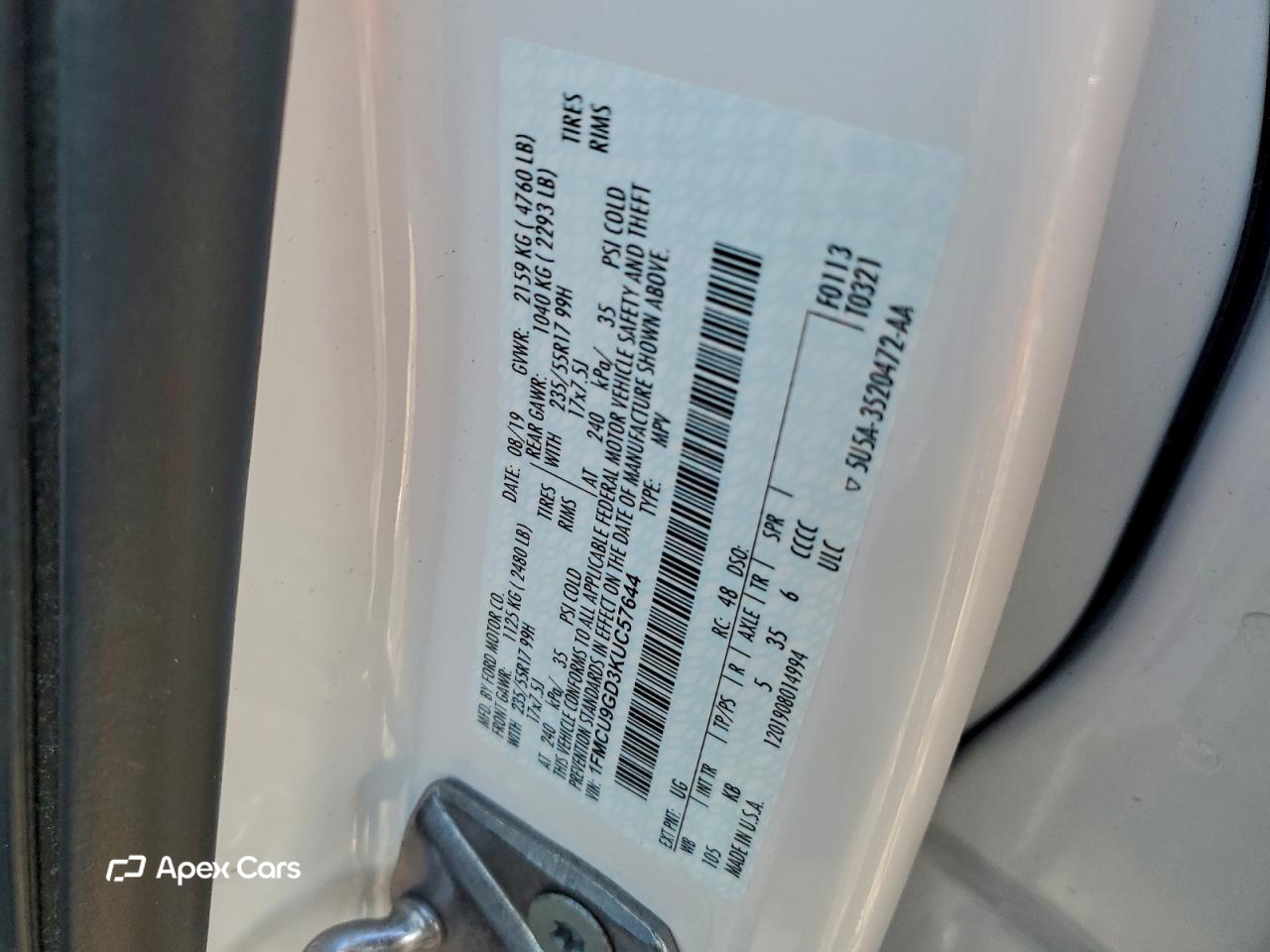 Ford Escape 2019