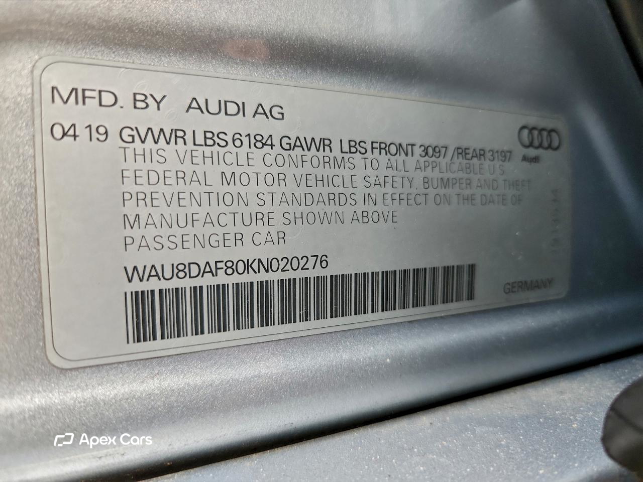 Audi A8 2019