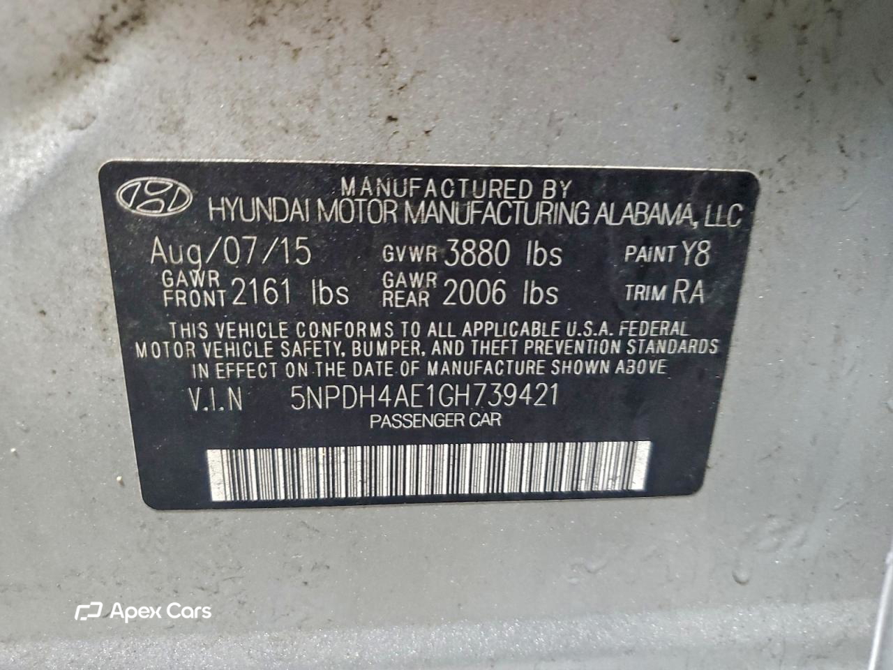 Hyundai Elantra 2016