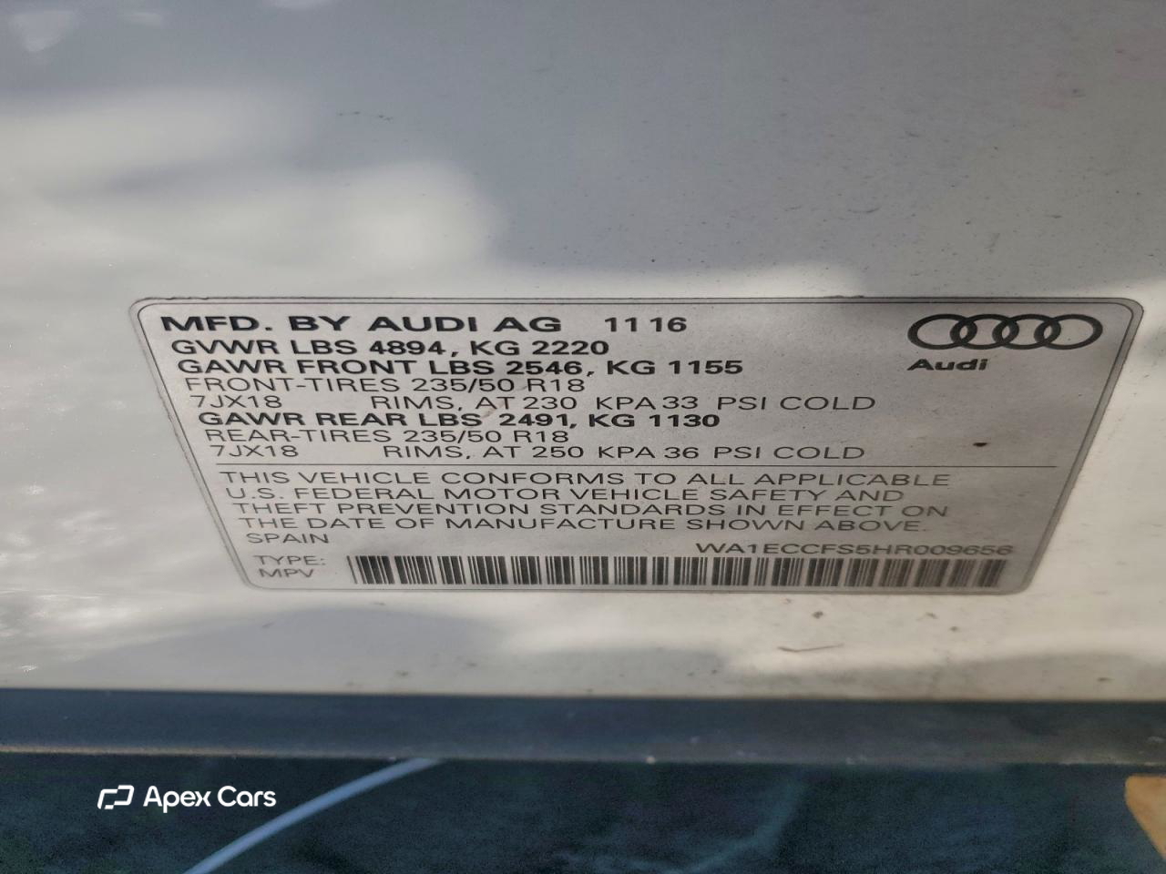 Audi Q3 2017