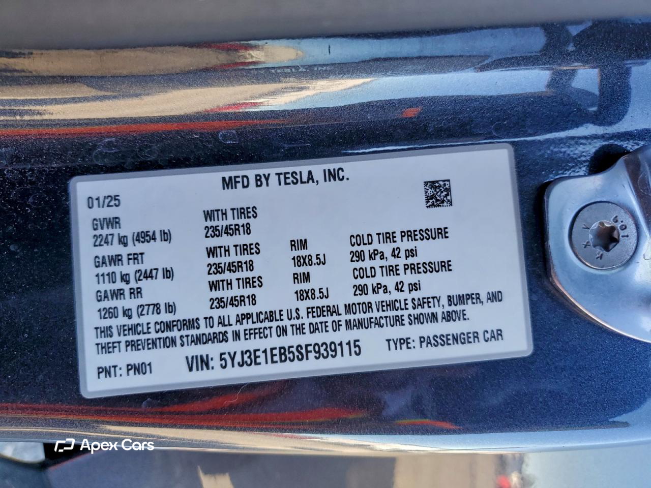 Tesla Model 3 2025