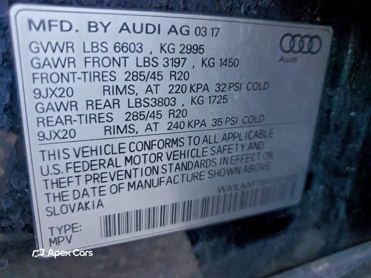 Audi Q7 2017