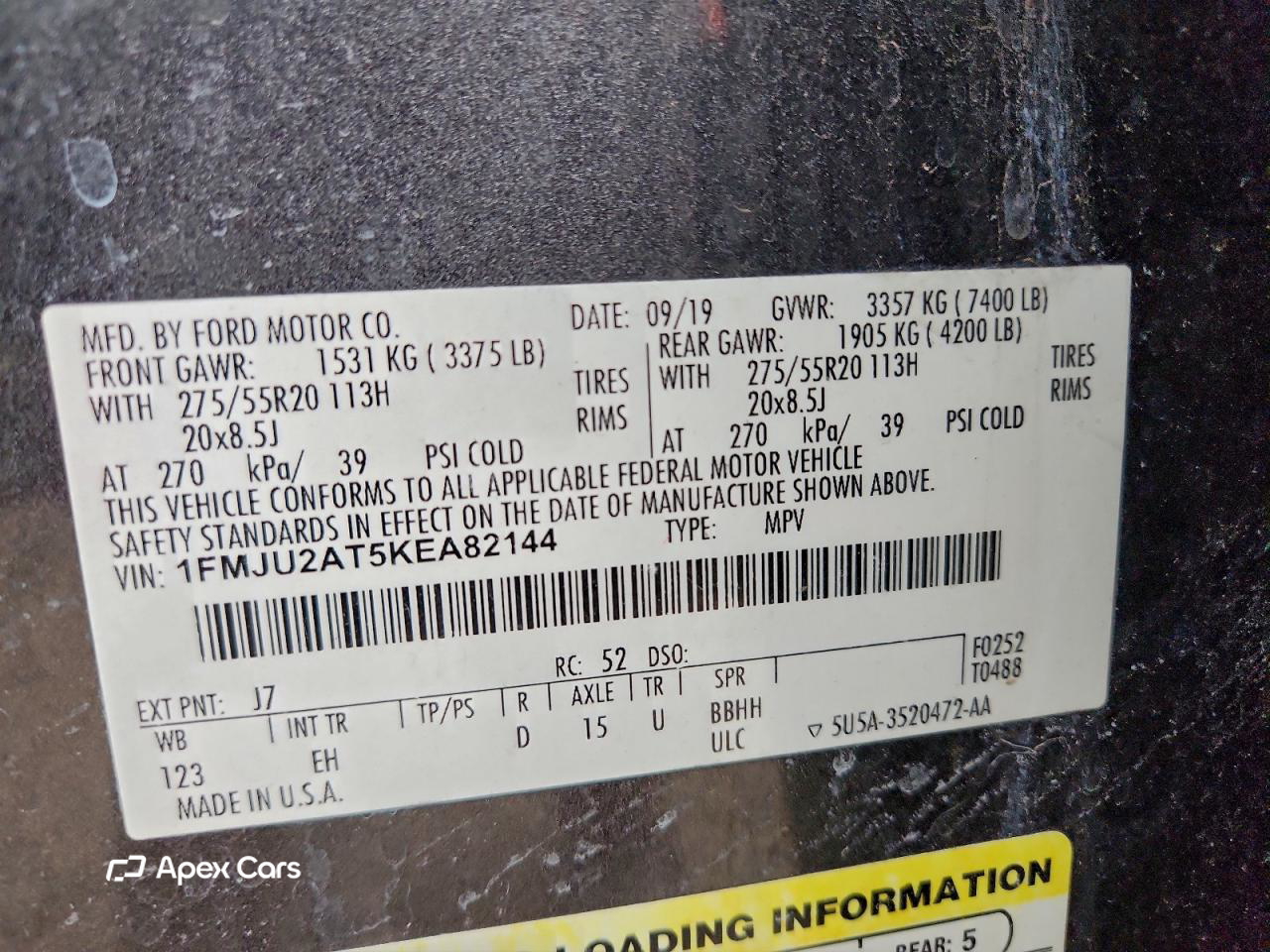 Ford Expedition 2019