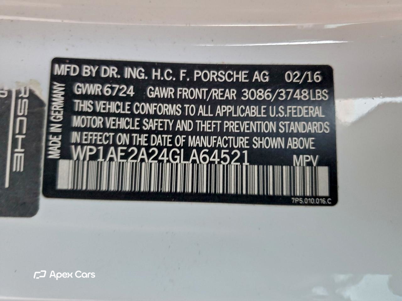 Porsche Cayenne 2016