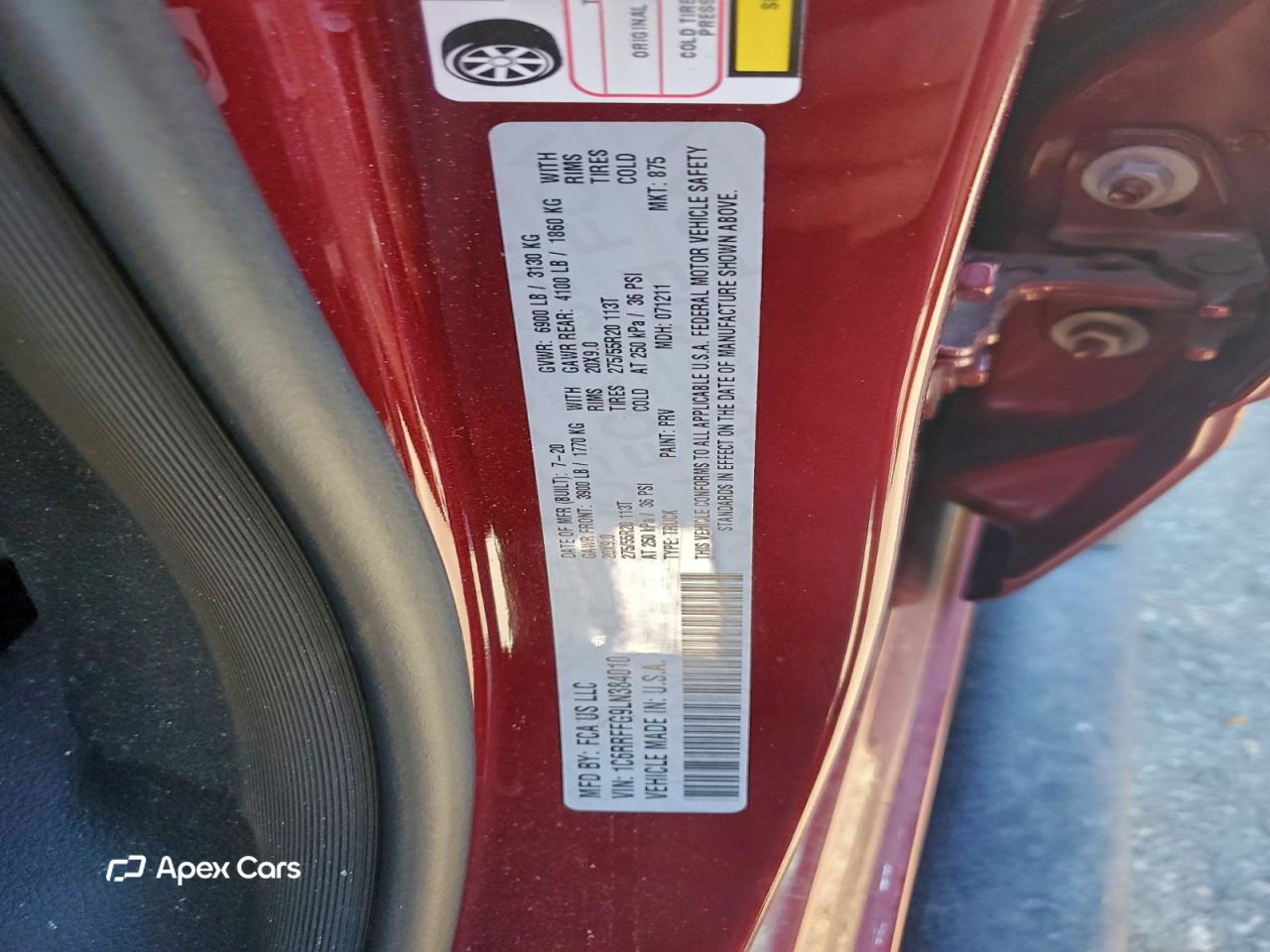 RAM 1500 2020