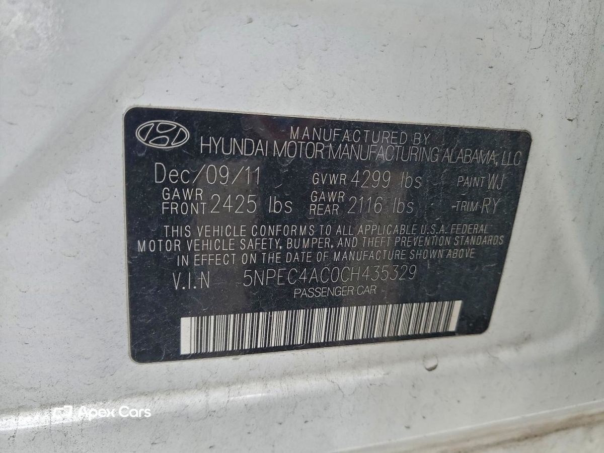 Hyundai Sonata 2012