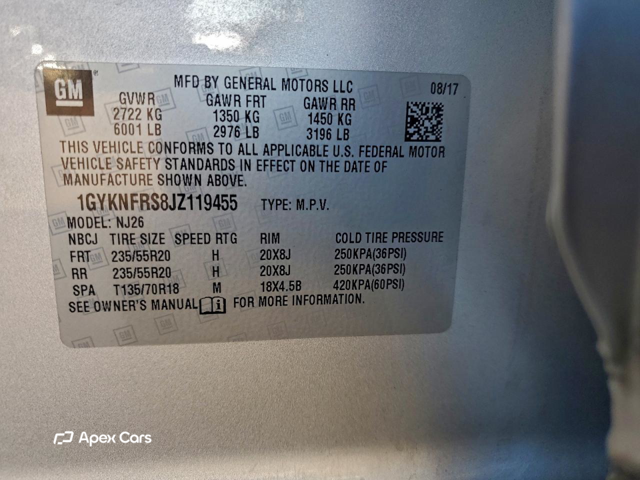 Cadillac XT5 2018