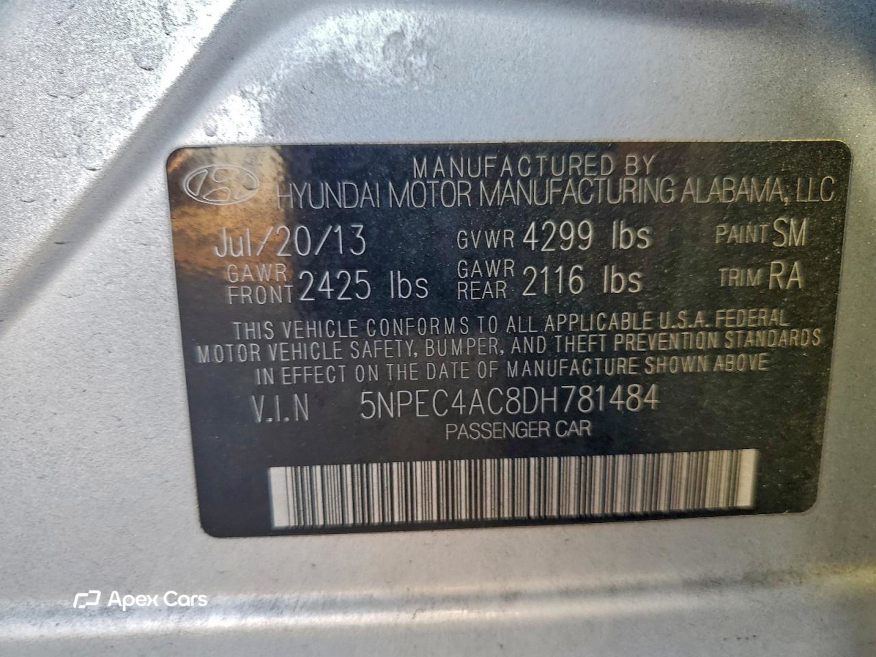 Hyundai Sonata 2013