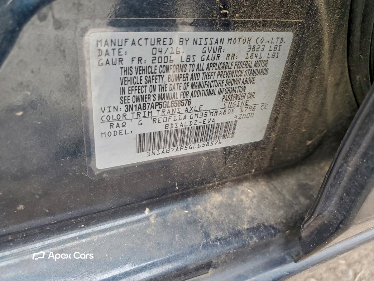 Nissan Sentra 2016