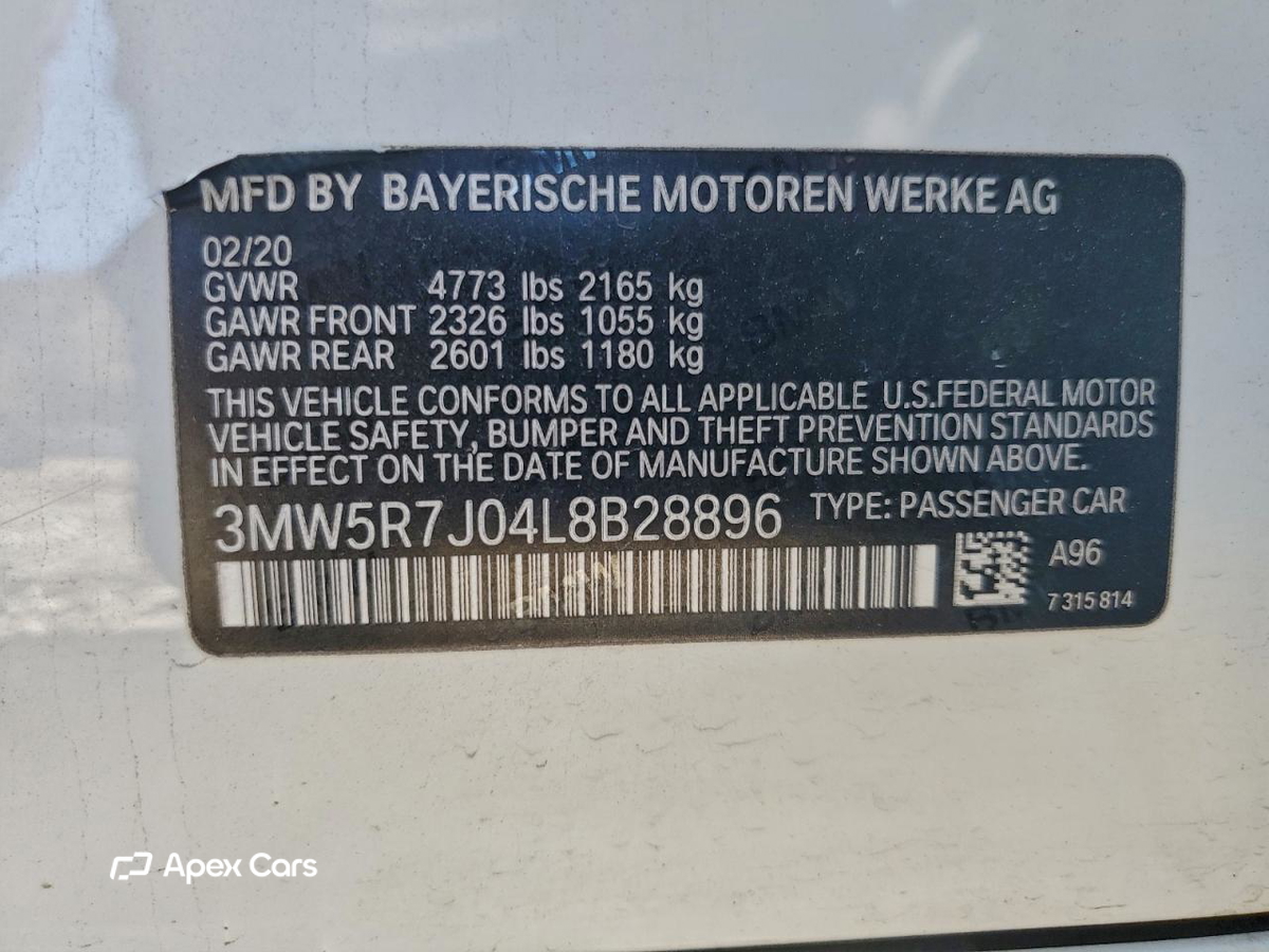 BMW Series 3 2020
