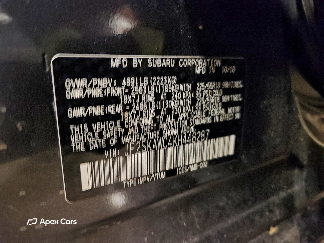 Subaru Forester 2019