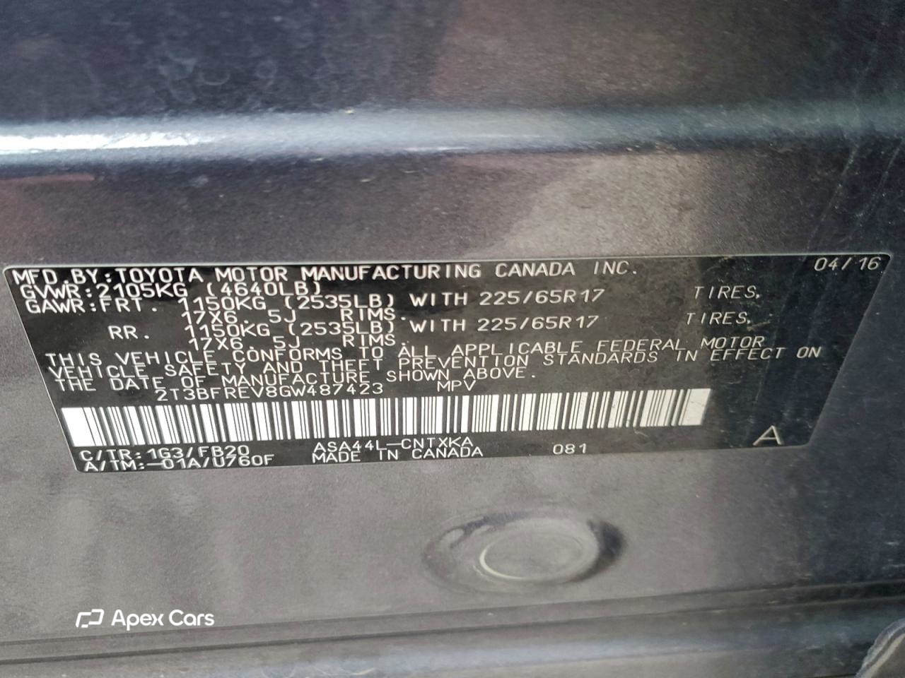 Toyota RAV 4 2016