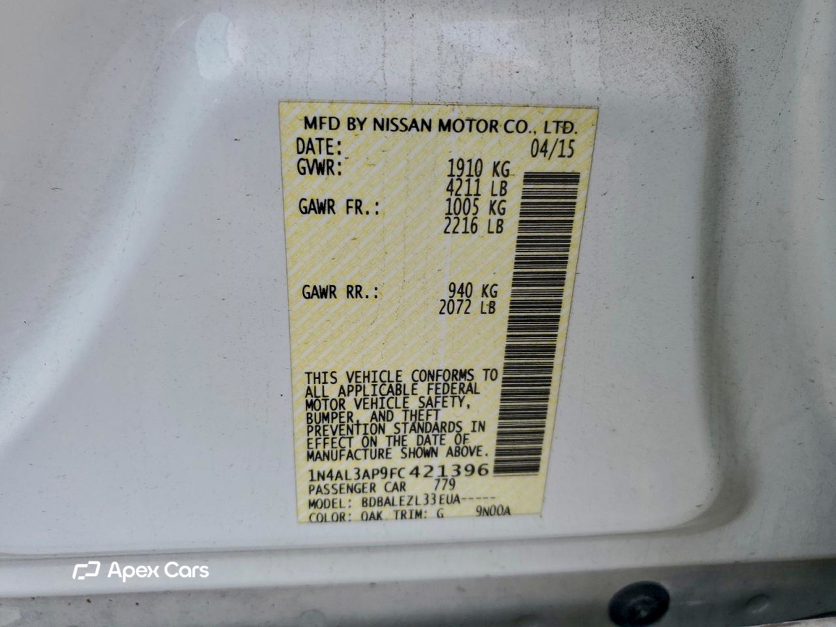 Nissan Altima 2015