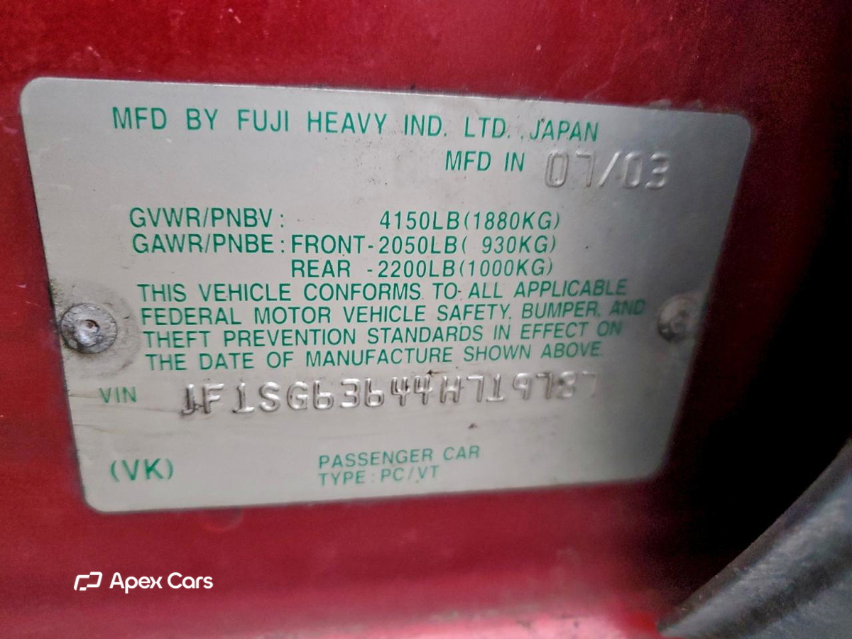 Subaru Forester 2004