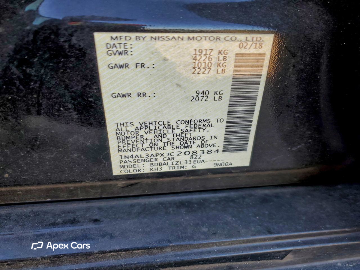 Nissan Altima 2018
