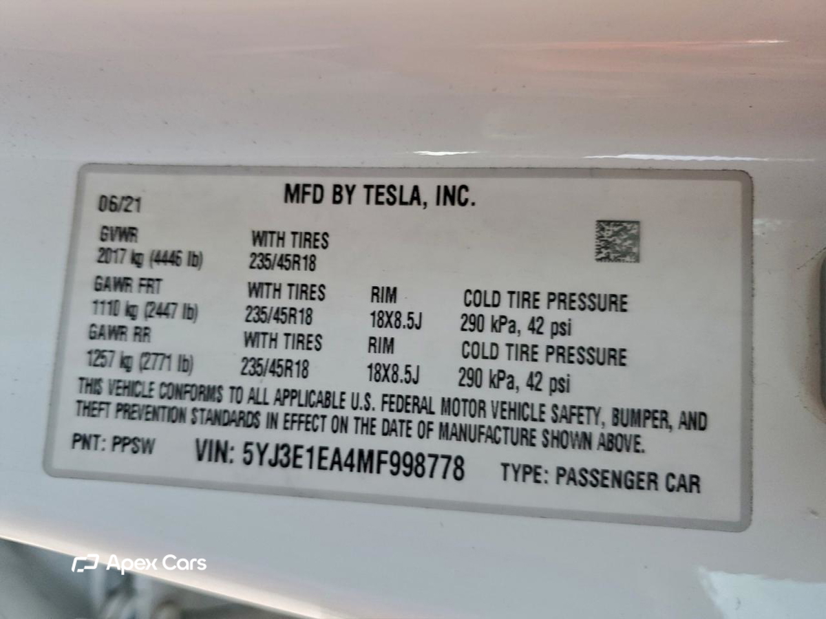 Tesla Model 3 2021