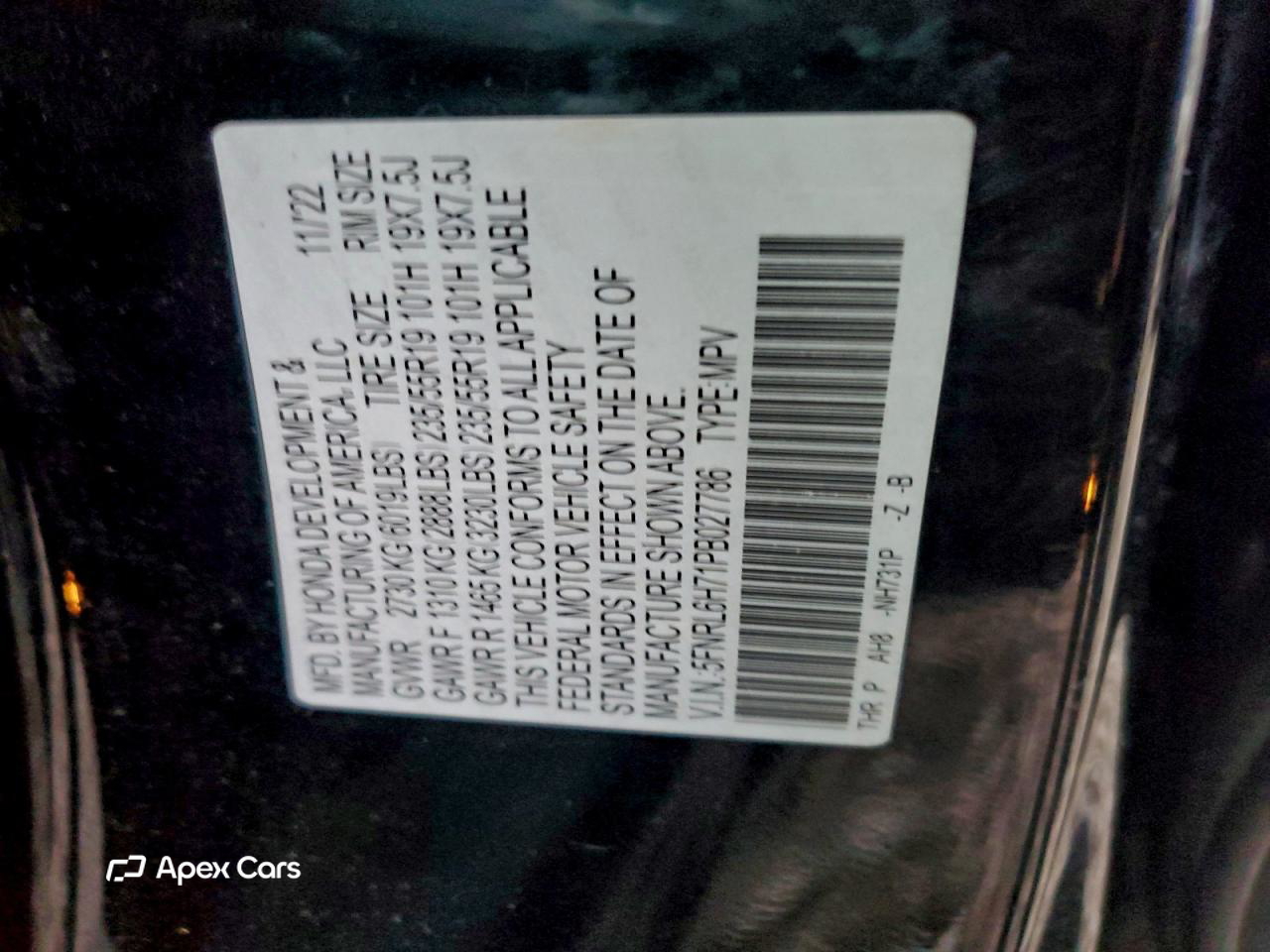Honda Odyssey 2023