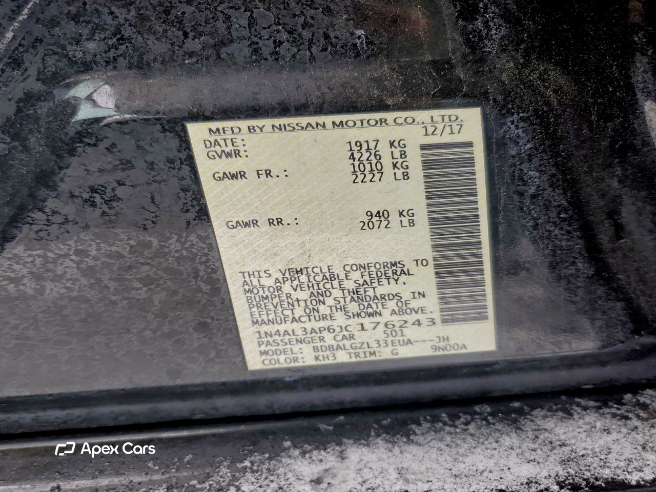 Nissan Altima 2018