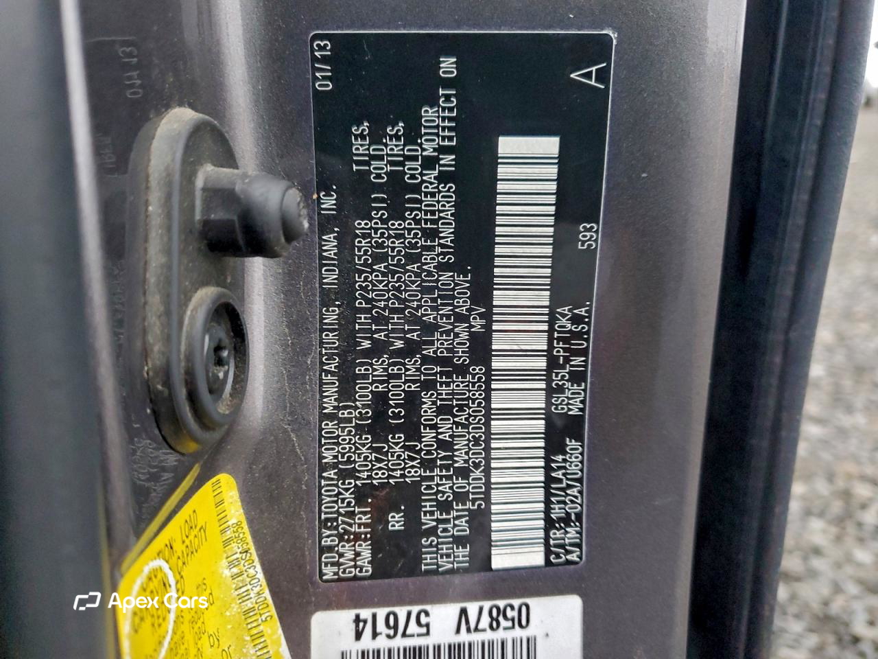 Toyota Sienna 2013