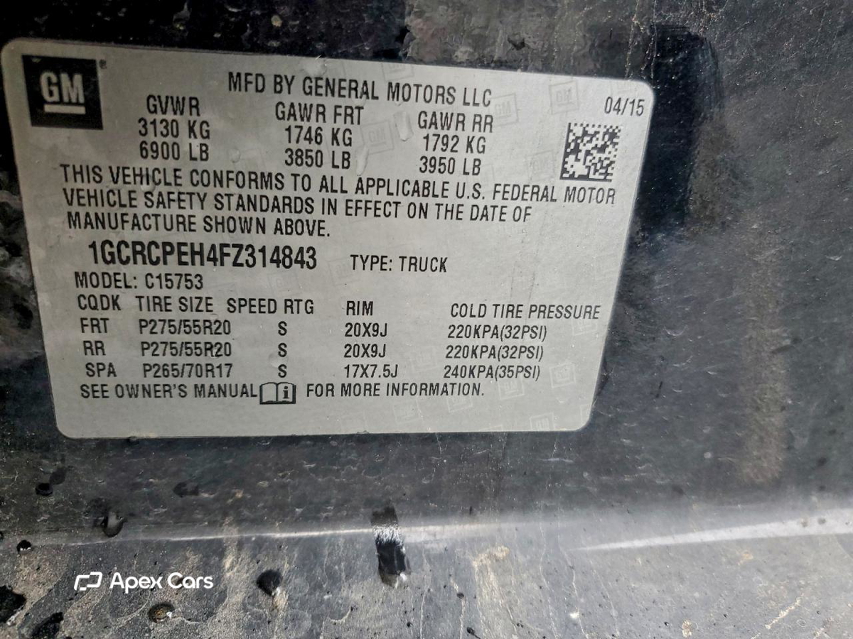 Chevrolet Silverado 2015