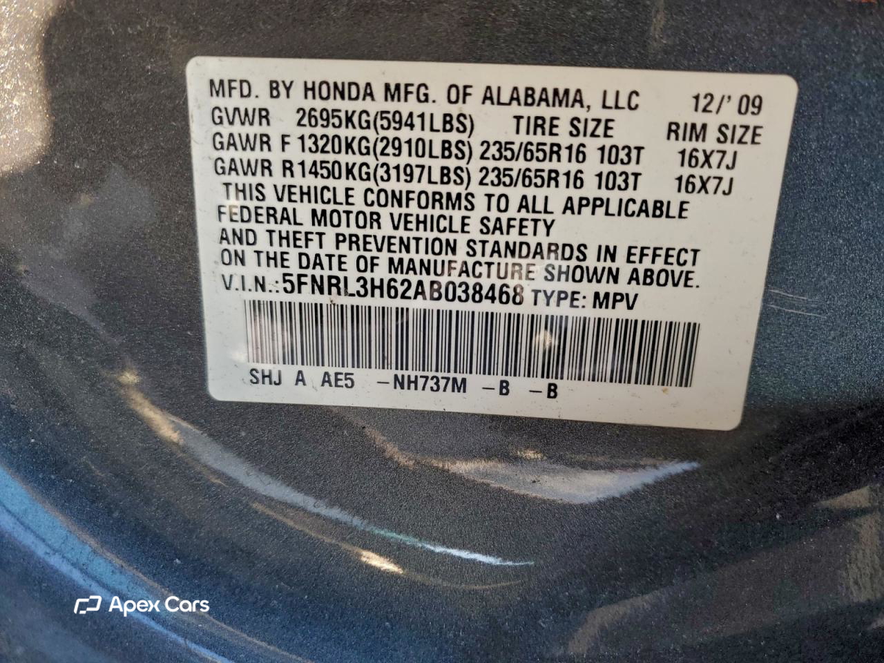 Honda Odyssey 2010