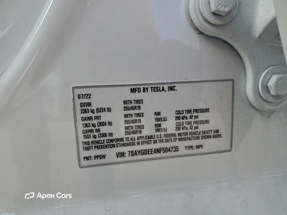 Tesla Model Y 2022