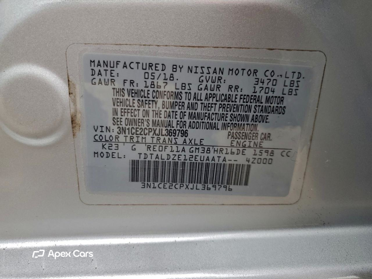 Nissan Versa 2018