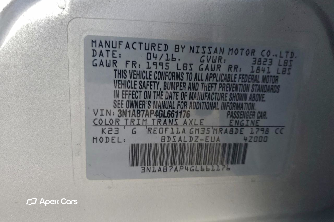 Nissan Sentra 2016