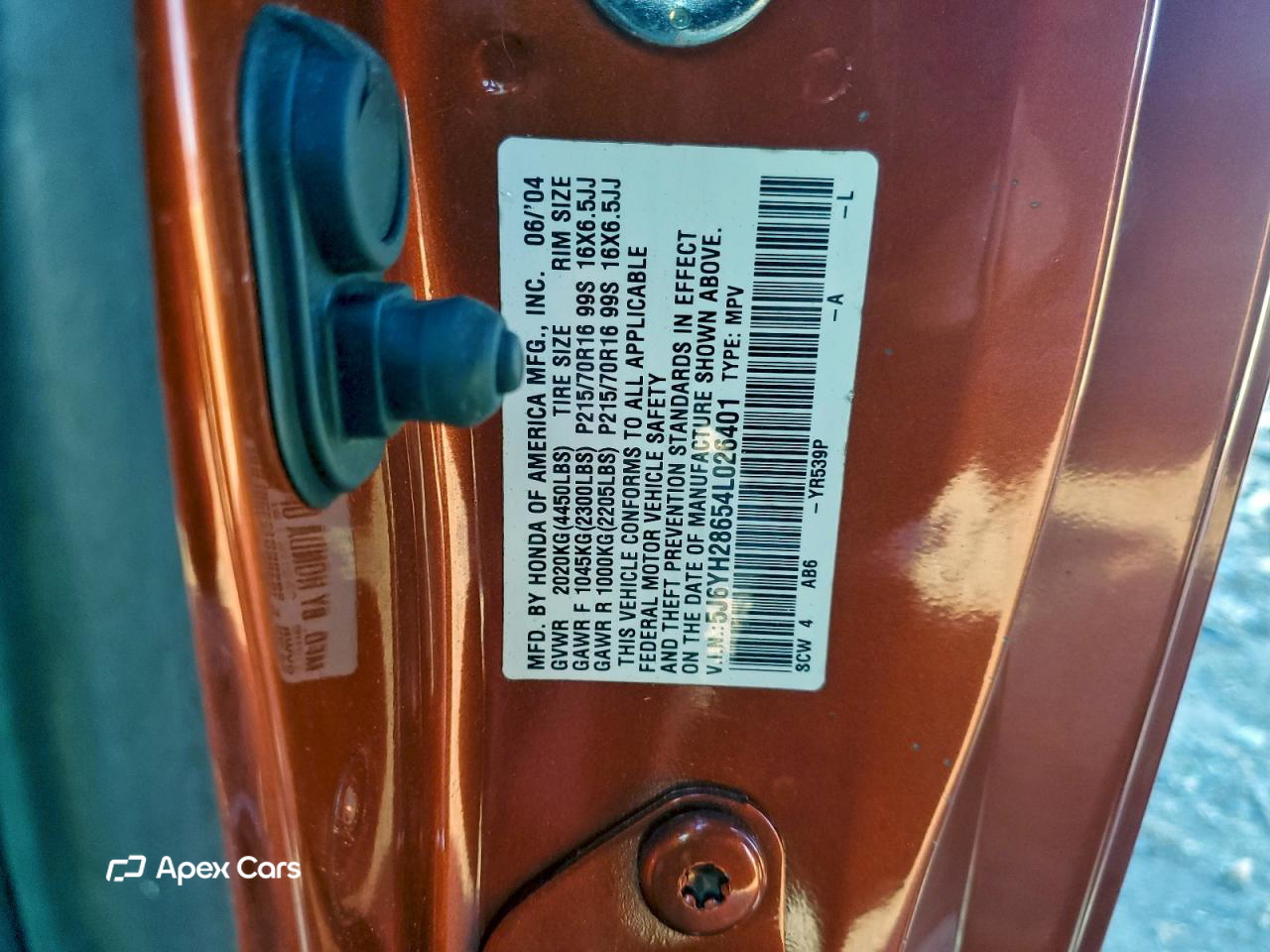 Honda Element 2004