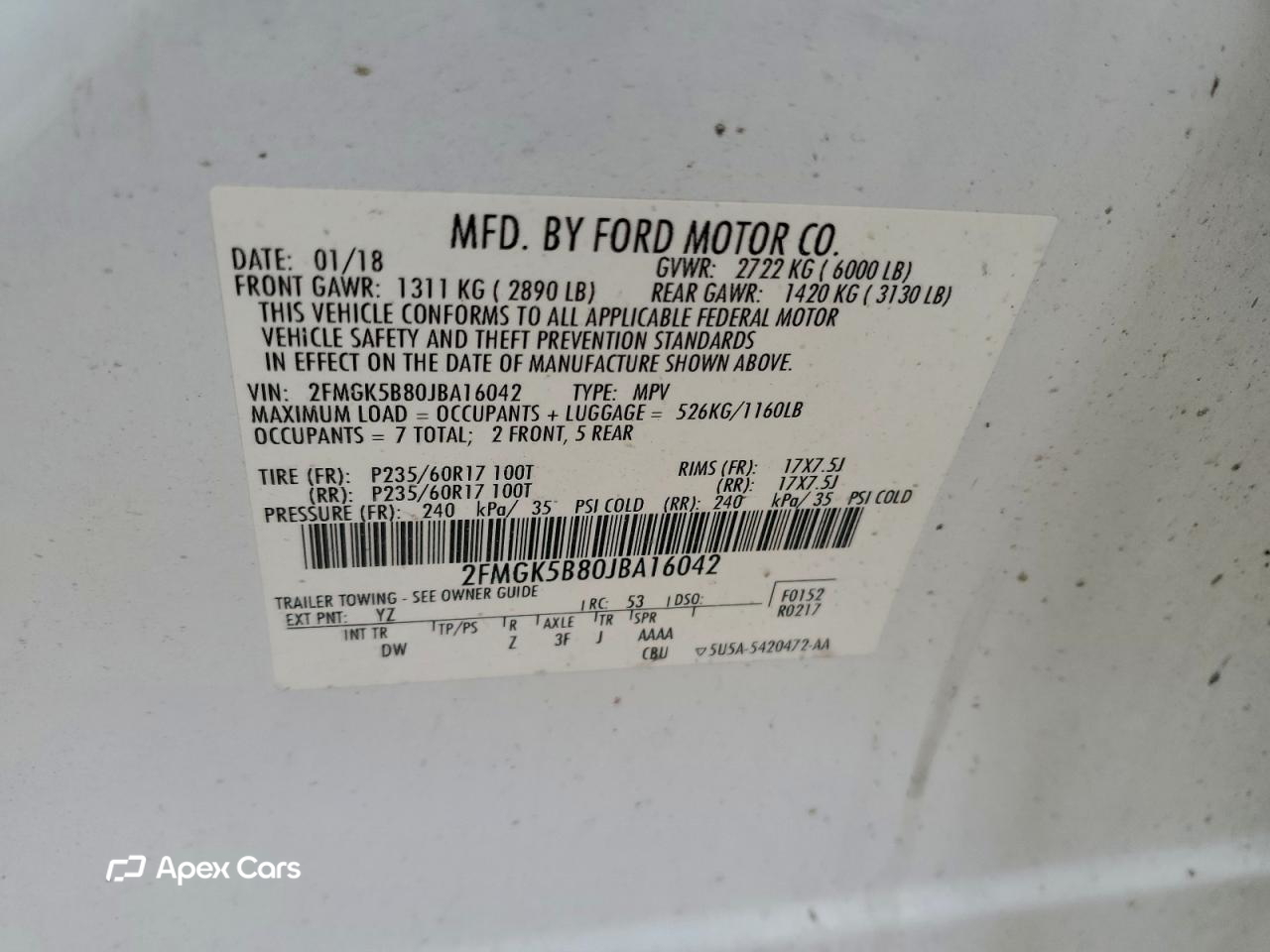 Ford Flex 2018