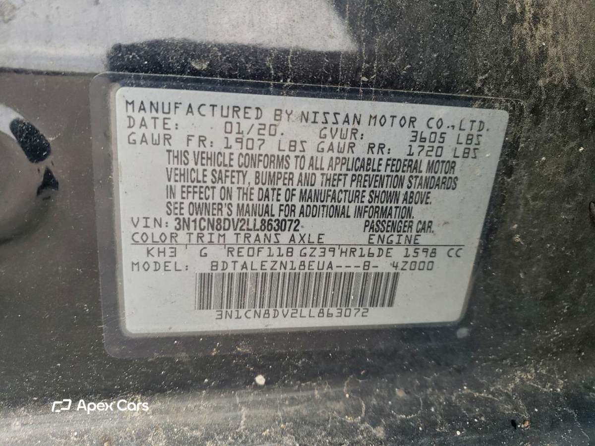 Nissan Versa 2020