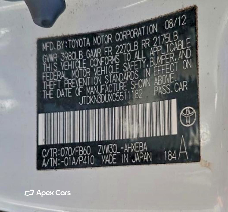Toyota Prius 2012