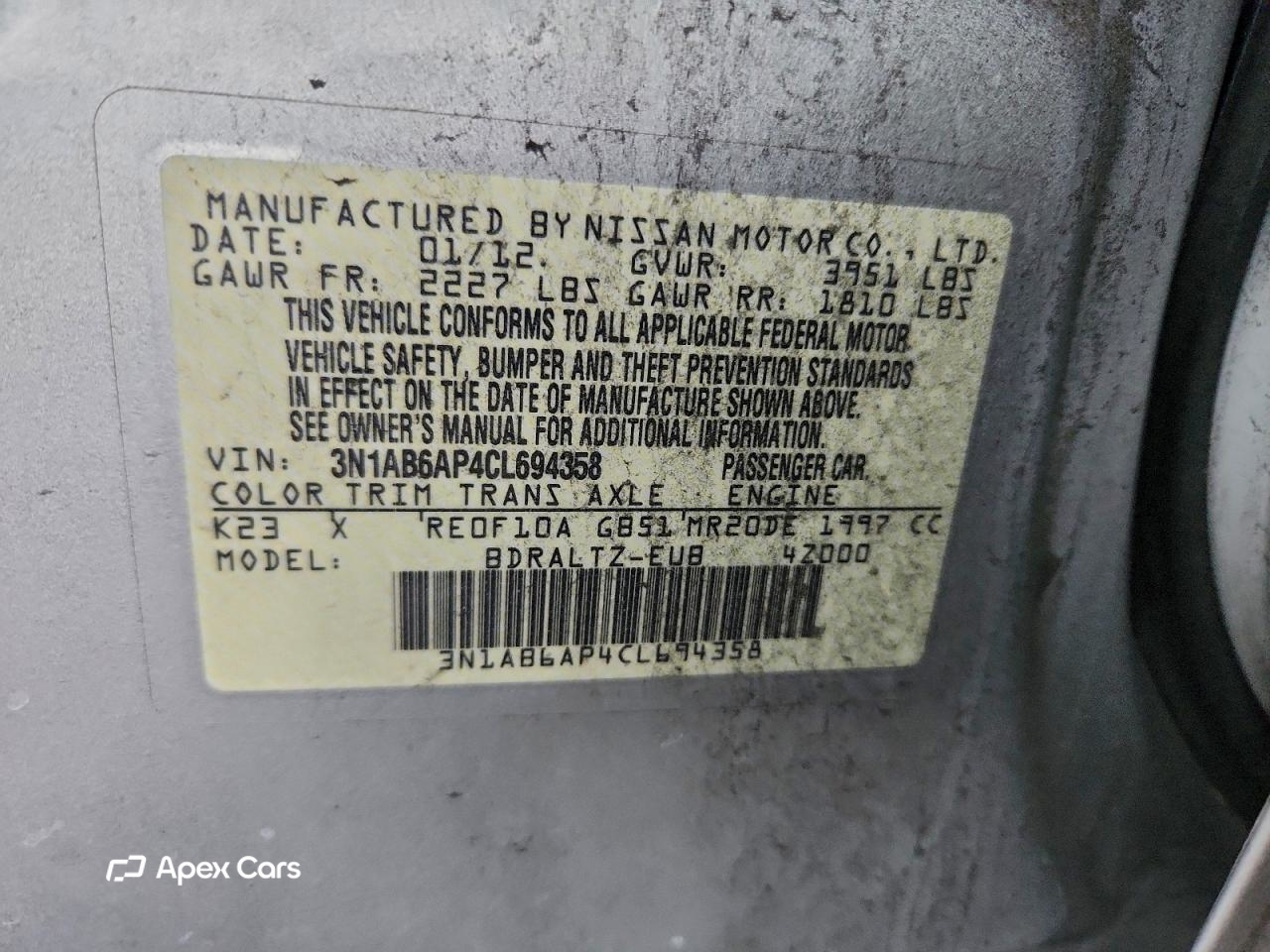 Nissan Sentra 2012