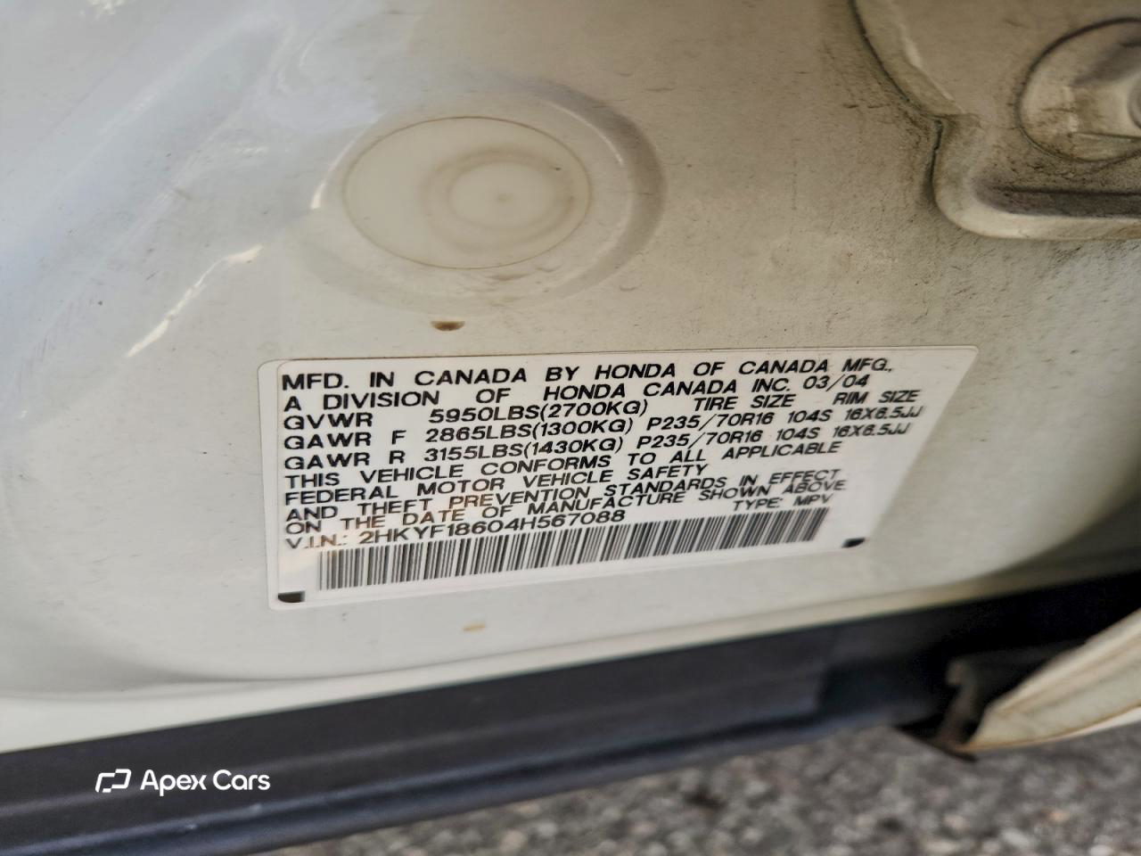 Honda Pilot 2004