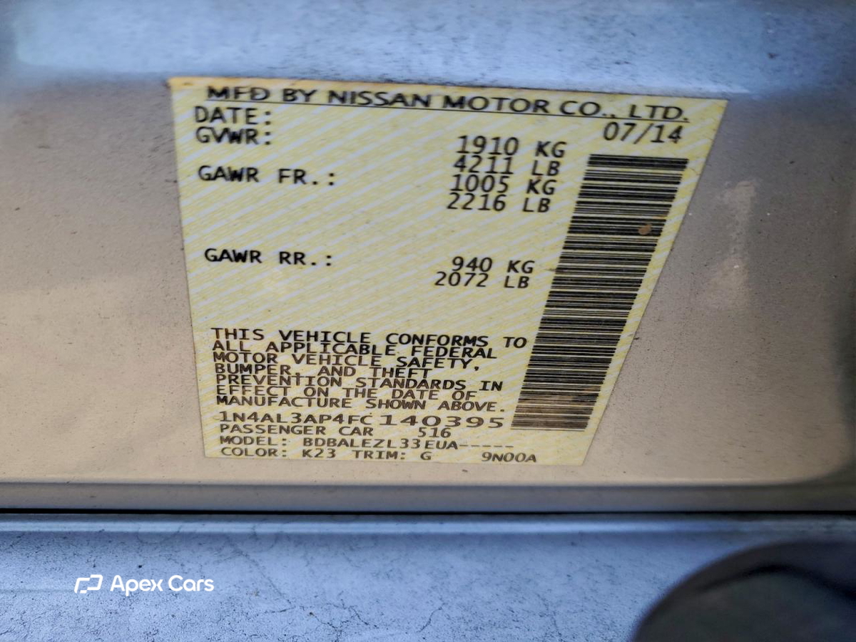 Nissan Altima 2015