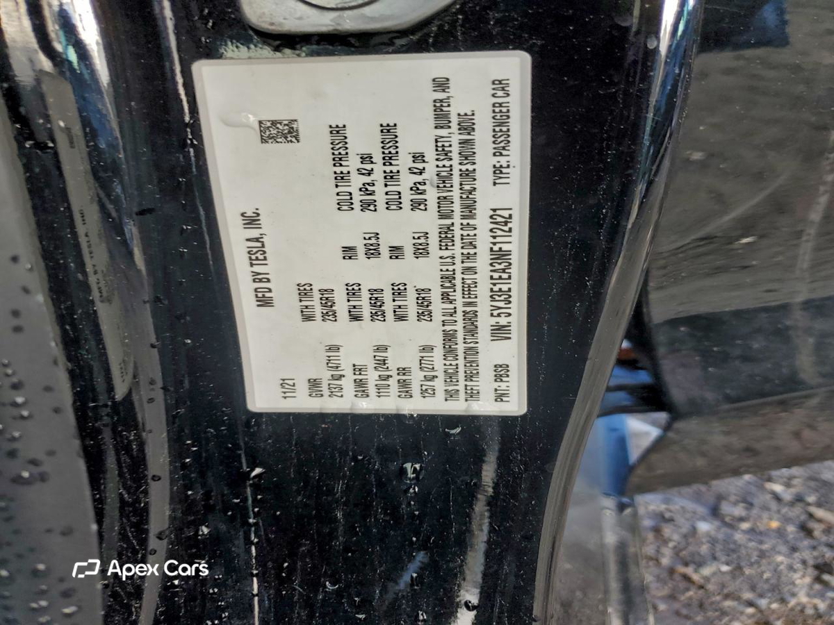 Tesla Model 3 2022
