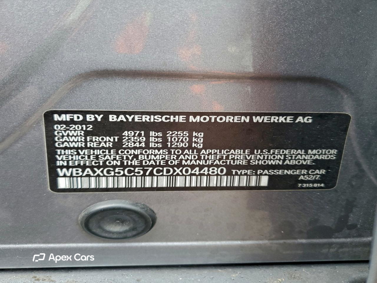 BMW Series 5 2012