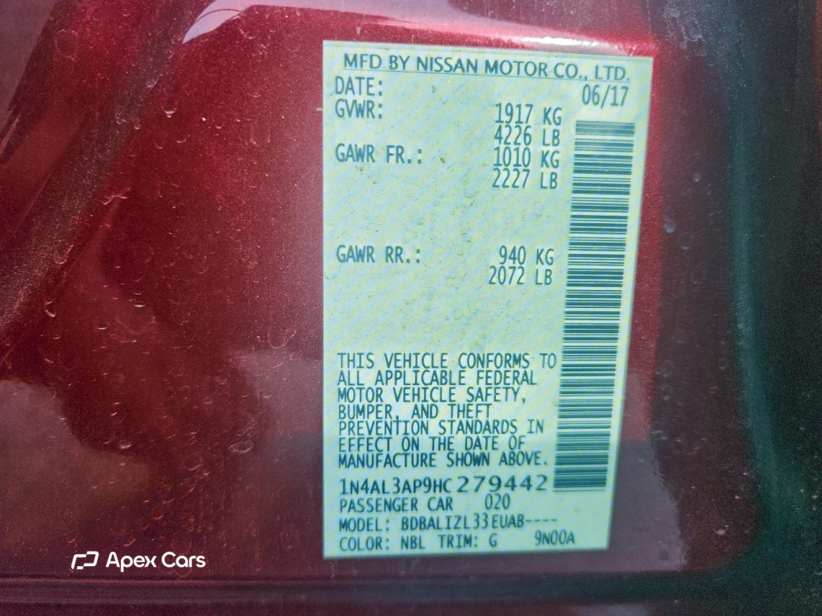 Nissan Altima 2017