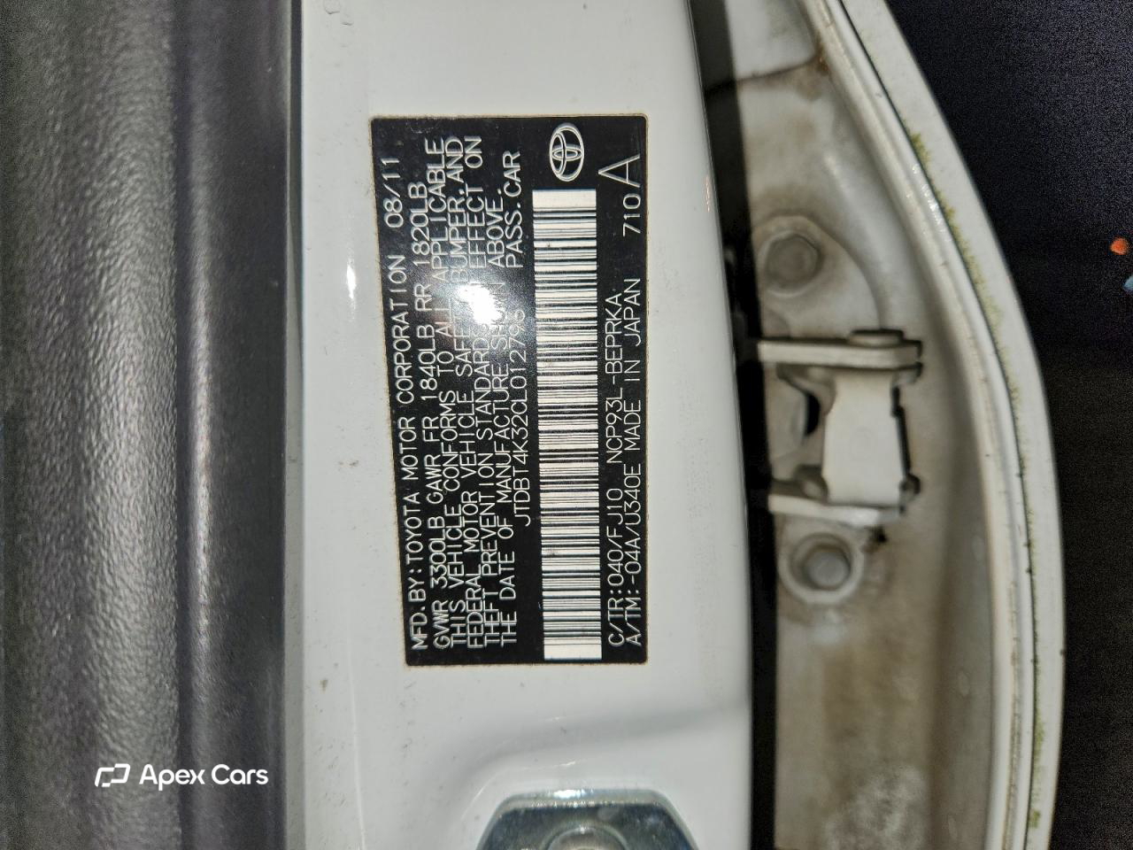 Toyota Yaris 2012