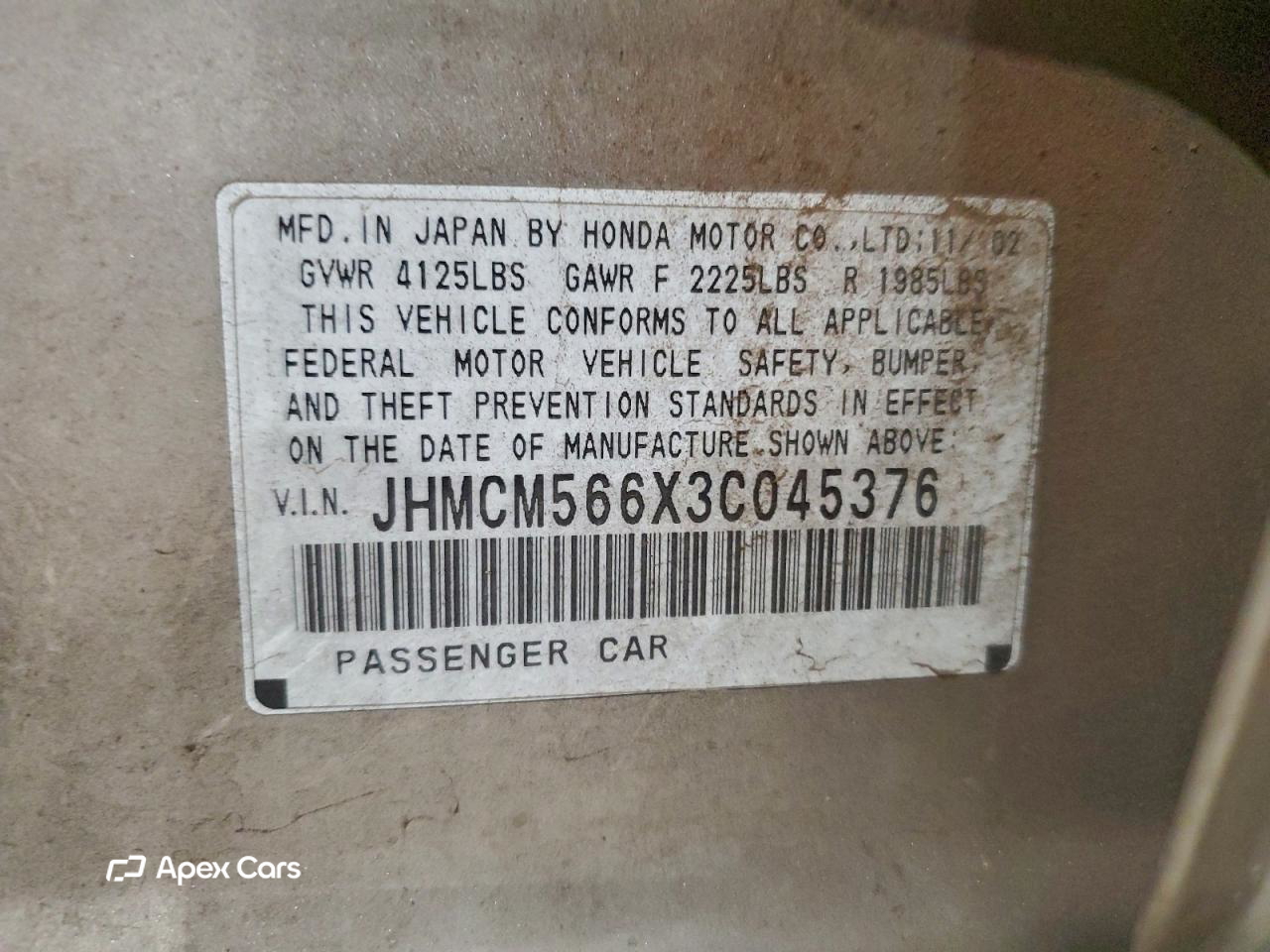 Honda Accord 2003