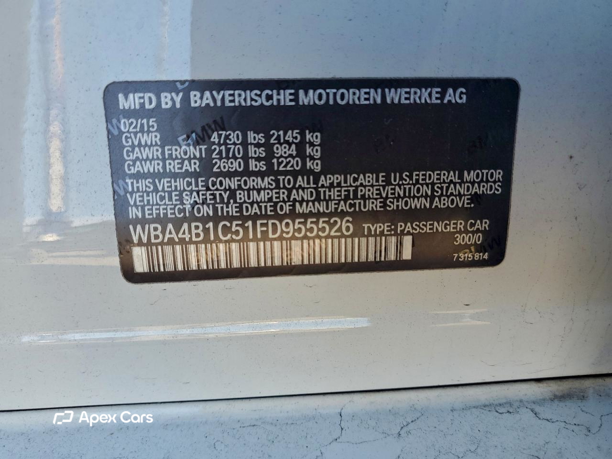 BMW Series 4 2015