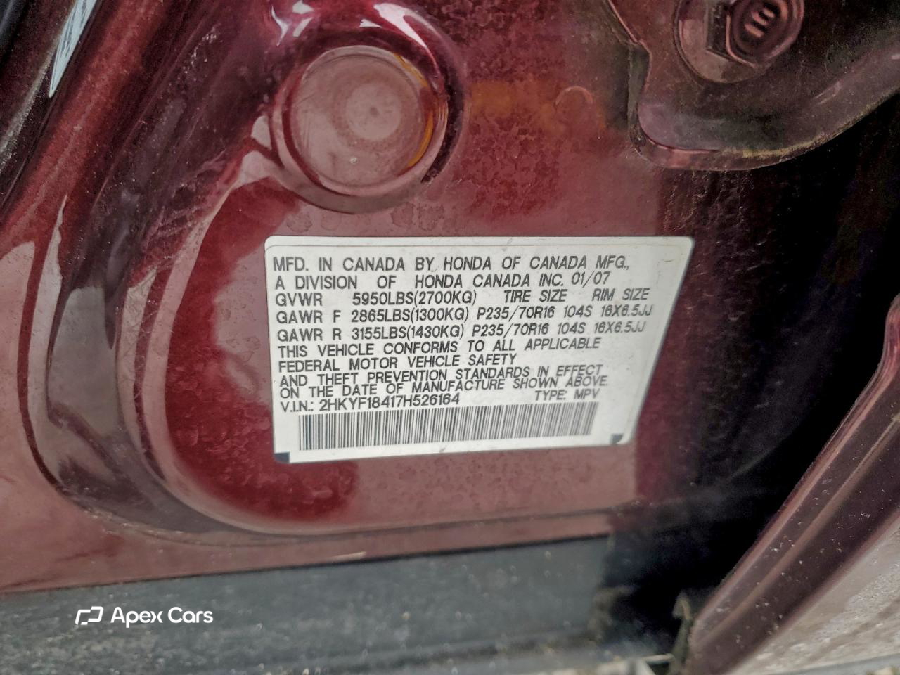 Honda Pilot 2007