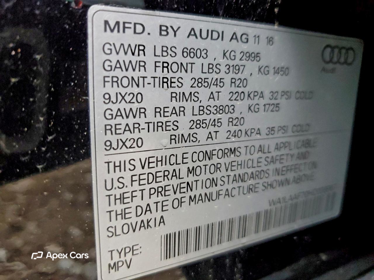 Audi Q7 2017