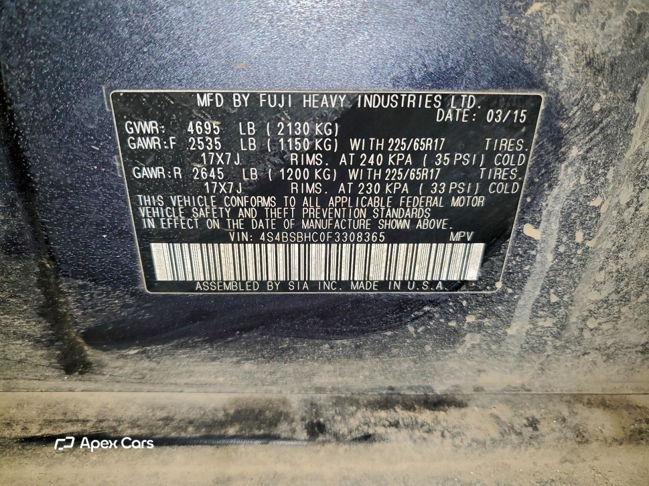 Subaru Outback 2015