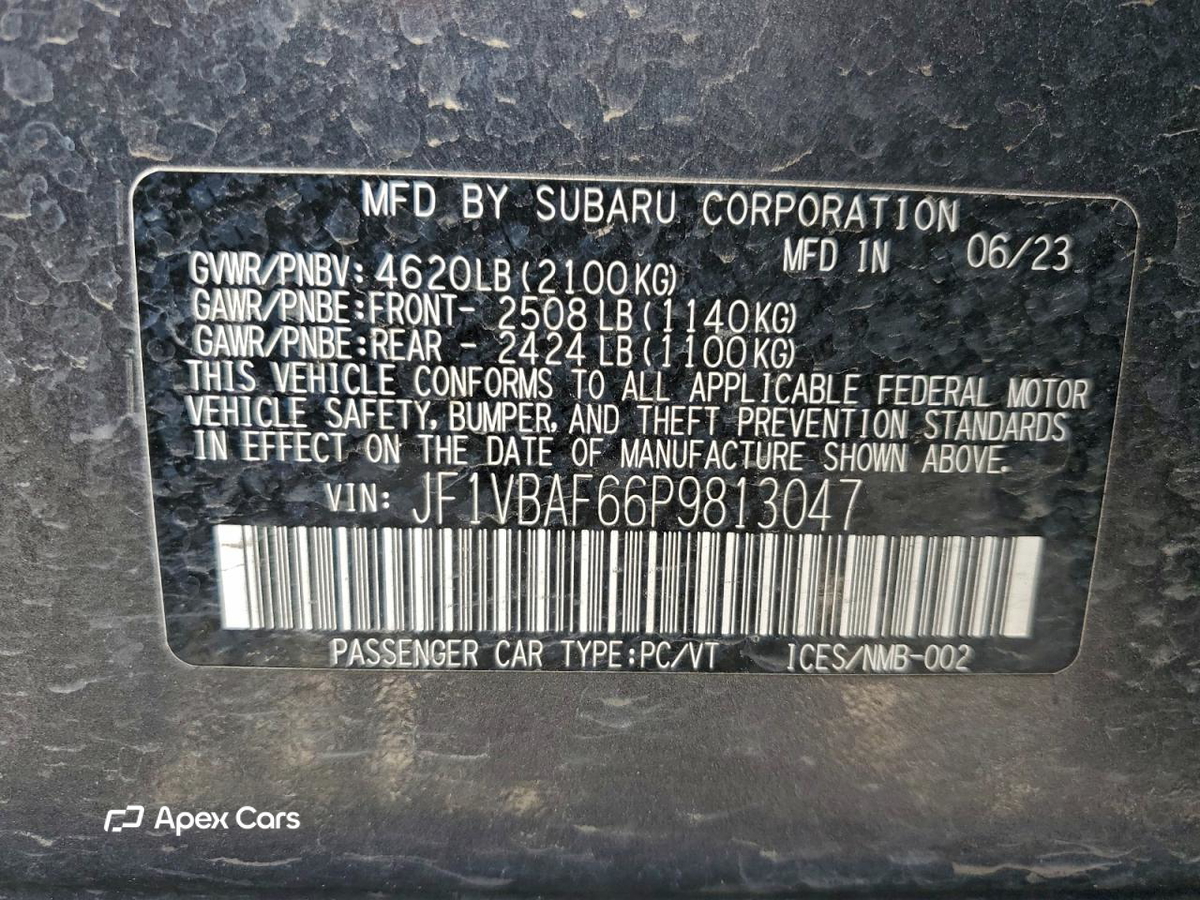 Subaru WRX 2023