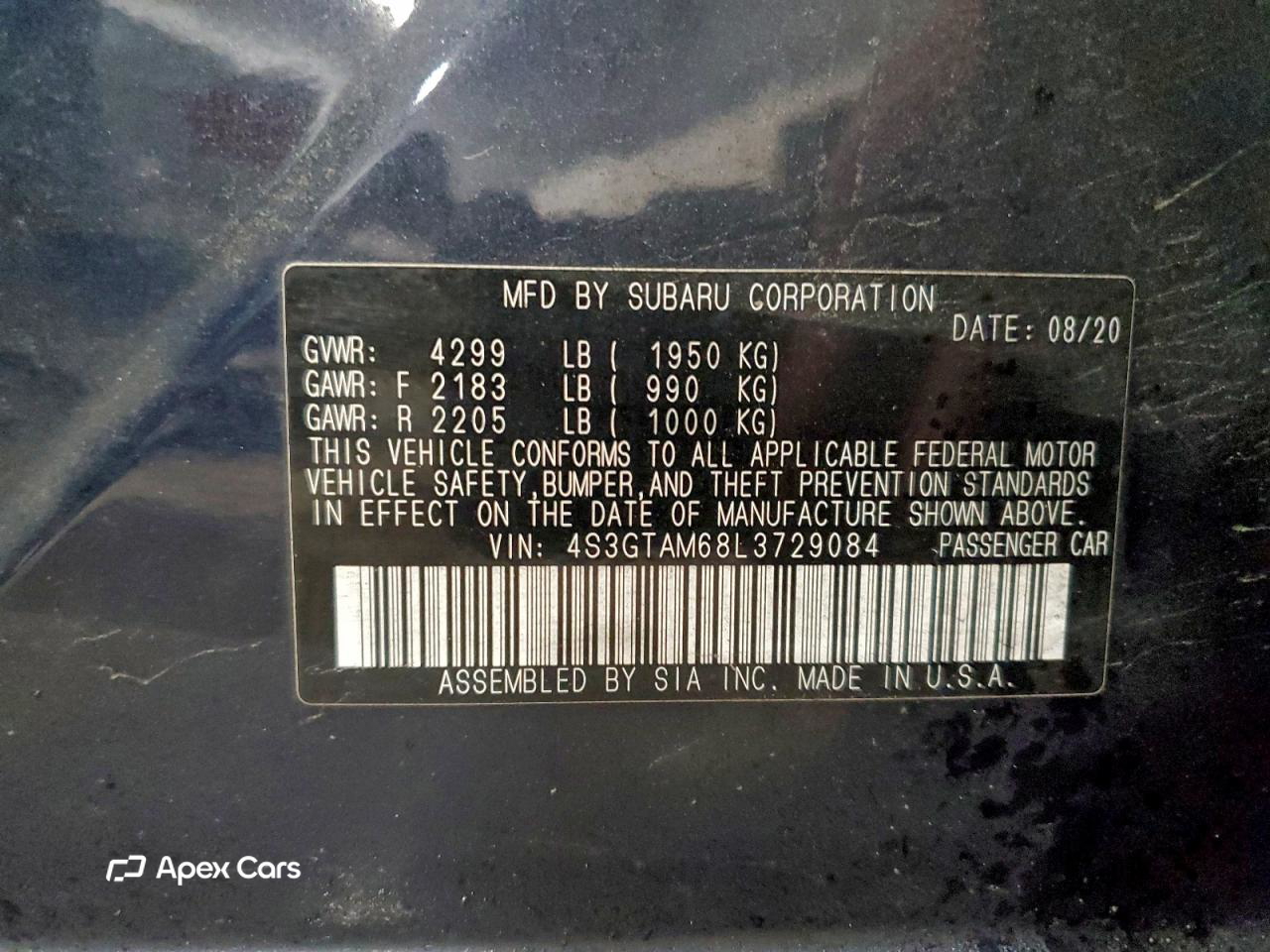 Subaru Impreza 2020