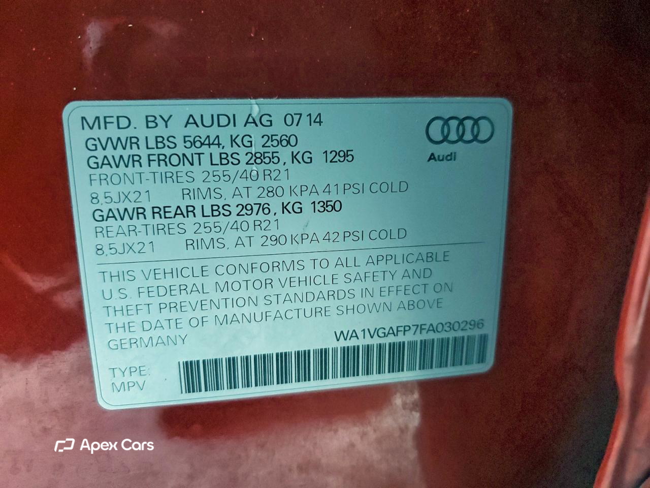 Audi SQ5 2015